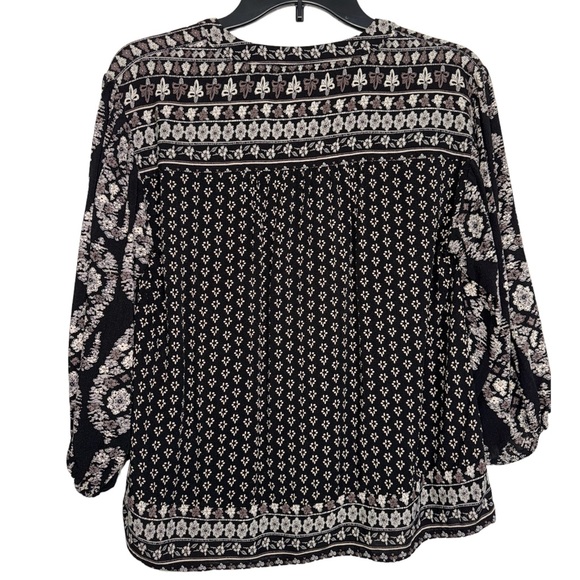 🖤 Knox Rose Boho Floral & Paisley Blouse - Picture 2 of 10